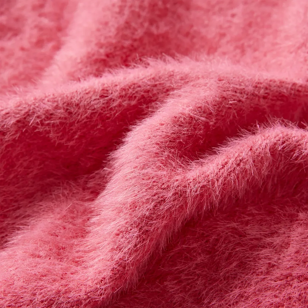 Maglione da Bambina Lavorato a Maglia Rosa Antico 104 14754
