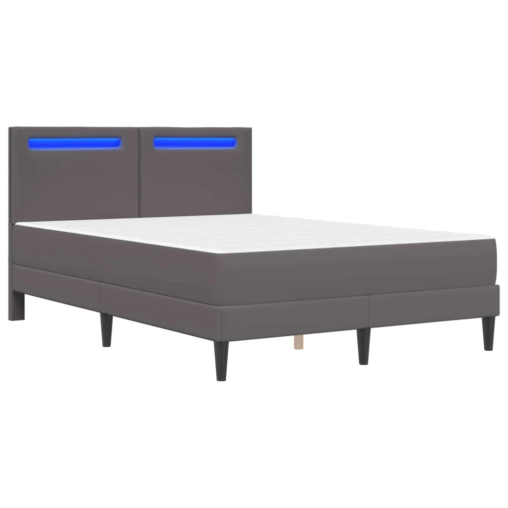 Struttura del letto con testiera Grigio 120 x 200 cm Similpelle 3414994