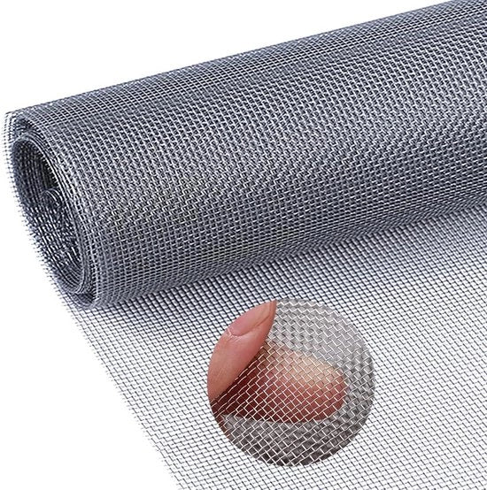 Filtro a Sottovento in Acciaio Inossidabile 30x120cm - Rete di Ventilazione a Maglia 30 - Sfoglia dell'aria per Casa, Cucina e Giardino