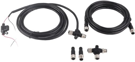 Kit di avvio NMEA2000 - Cavo di alimentazione - Impermeabile - Adattatore 3 porte - Reti per elettronica nautica - Cavo 3 metri