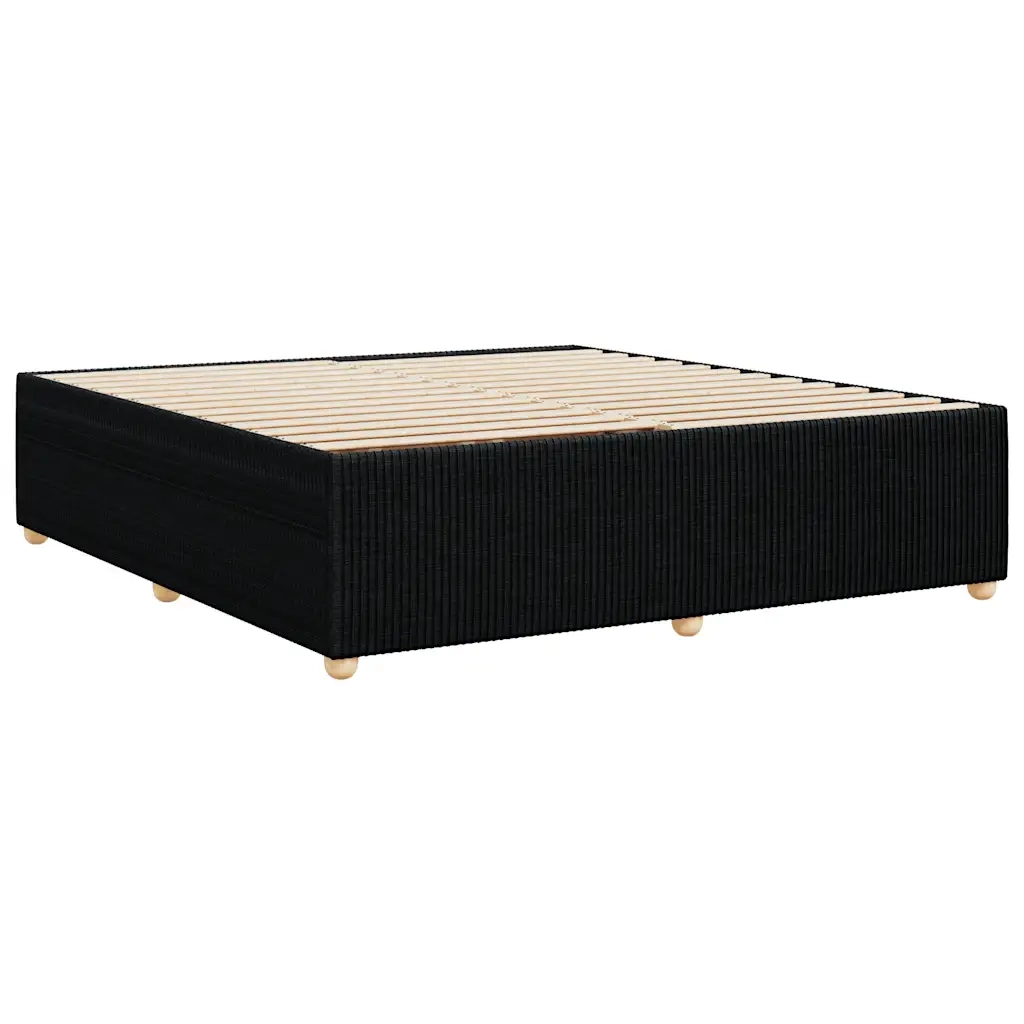 Giroletto senza Materasso Nero 180x200 cm in Tessuto 3284958