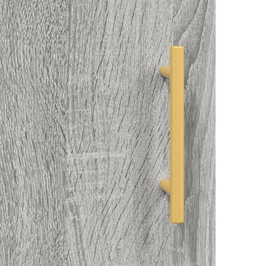 Credenza | Madia | Buffet da pranzo | Armadio da pranzo Grigio Sonoma 69,5x34x180 cm in Legno Multistrato