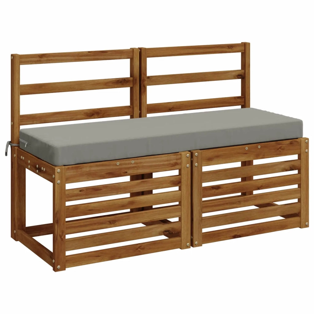Cuscino per panchina SOEST 100% Poliestere Grigio 949756