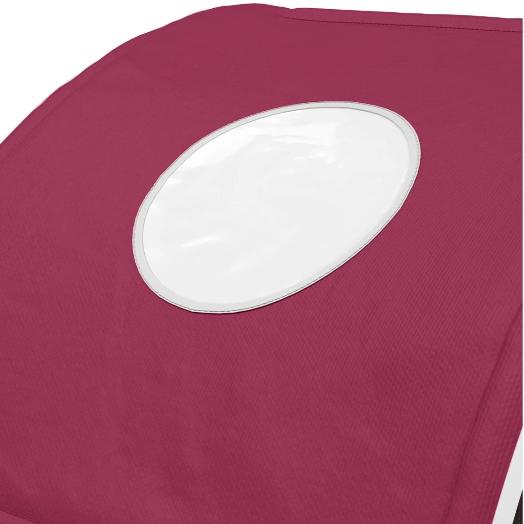 Tunnel per Letto 2 pz Rosso 211 x 67.5 x 2 cm Poliestere CFW1672877