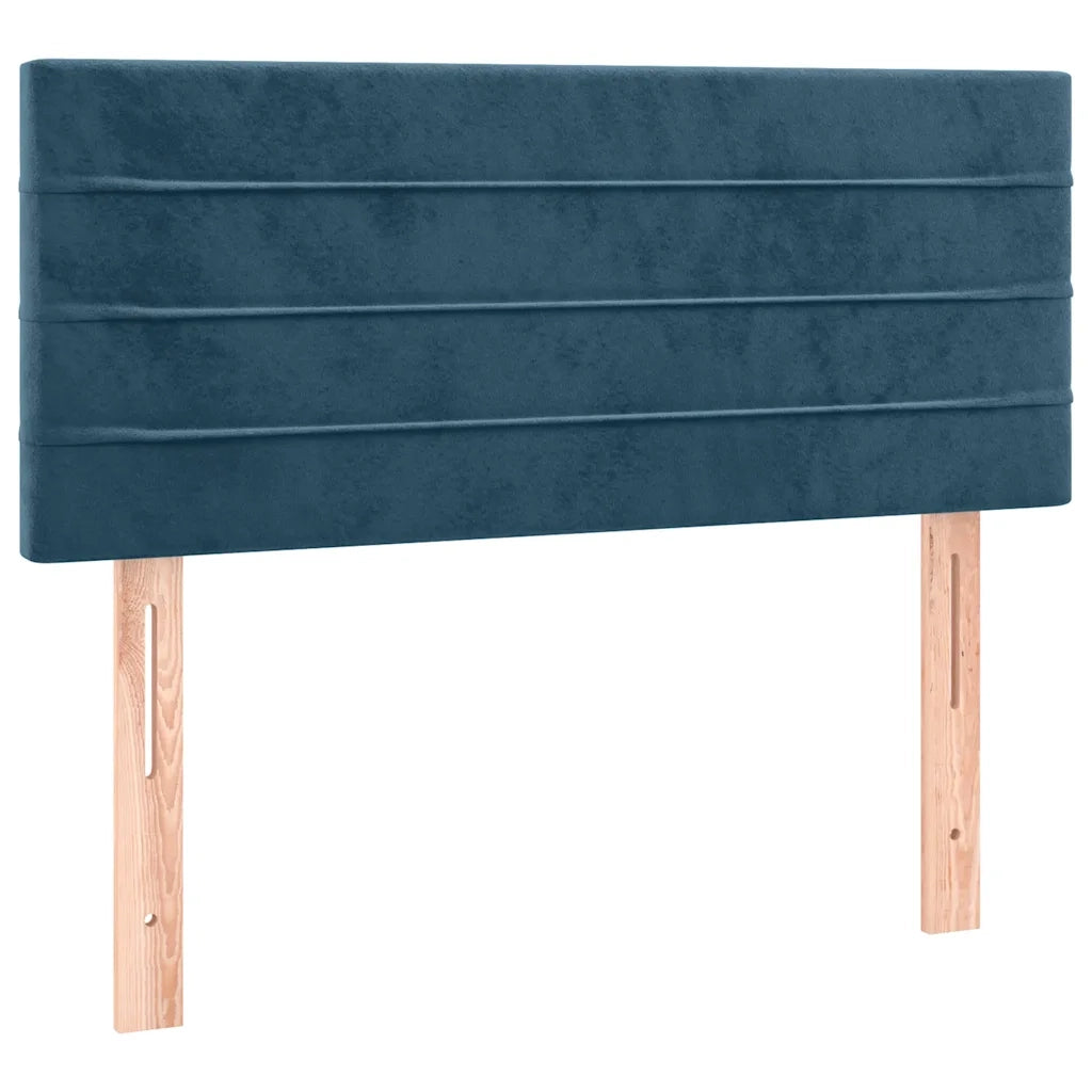 Testiera | Testata Blu Scuro 80x5x78/88 cm in Velluto