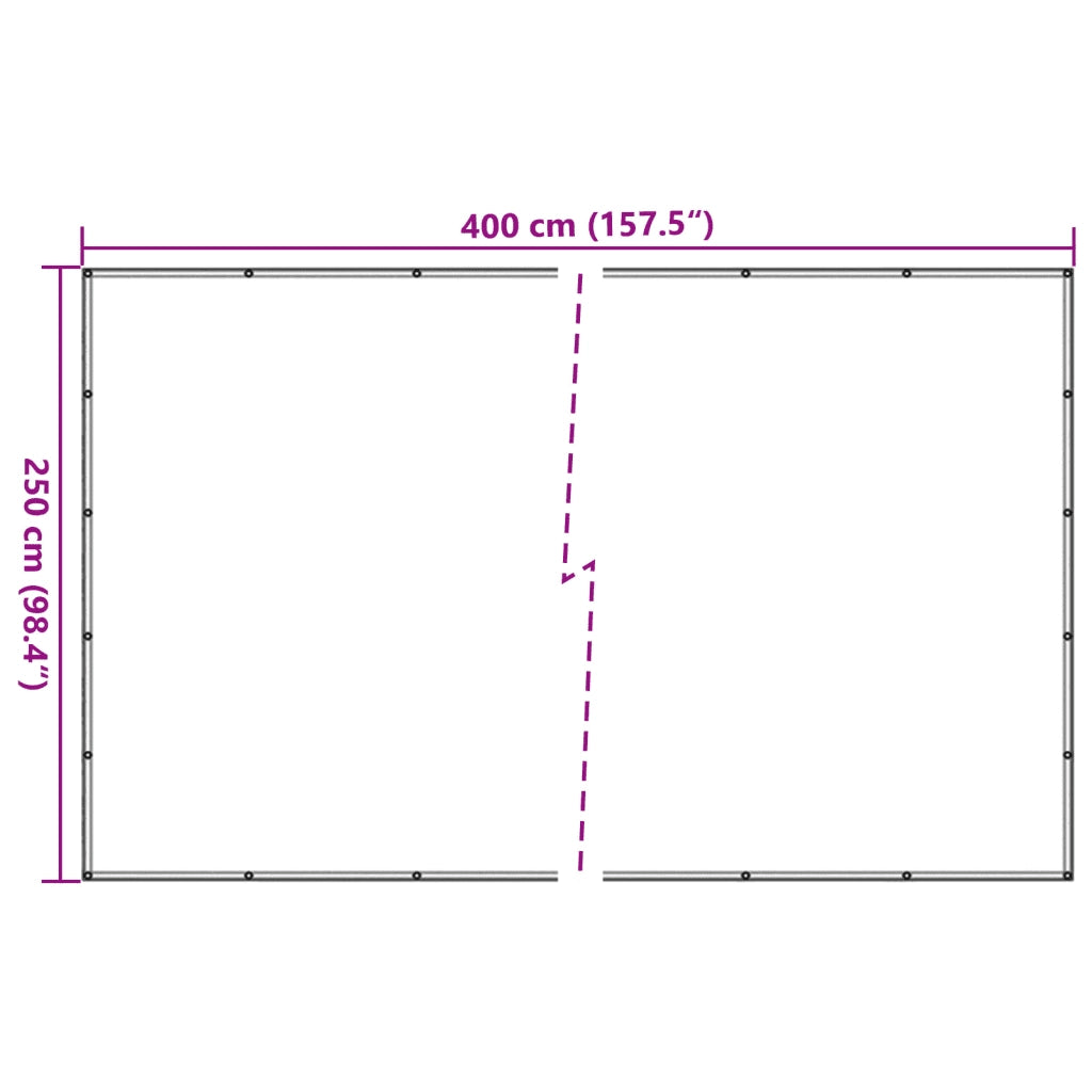 Rete per Rimorchio Verde 2,5x4 m HDPE 4002087
