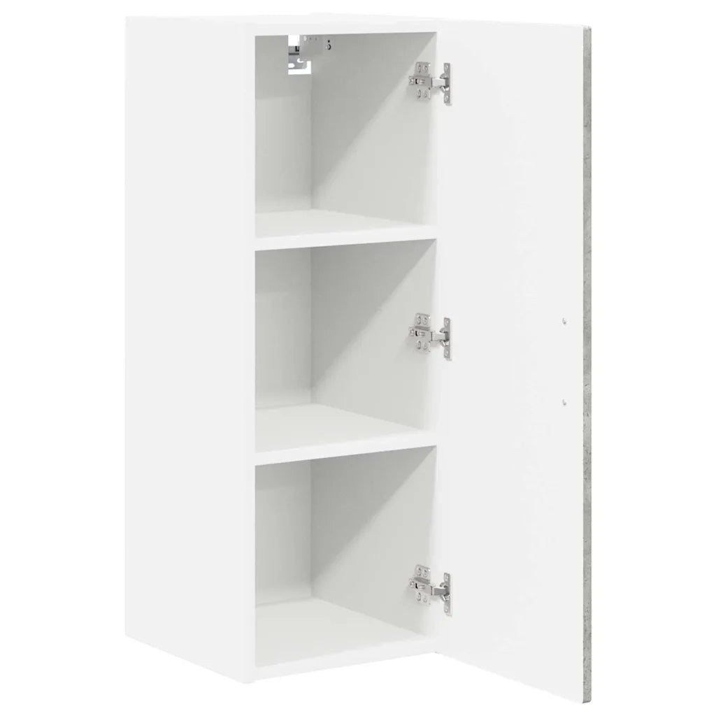Mobile da cucina con lo scaffale-Armadio da cucina Grigio cemento 30 x 31 x 80 cm 362646