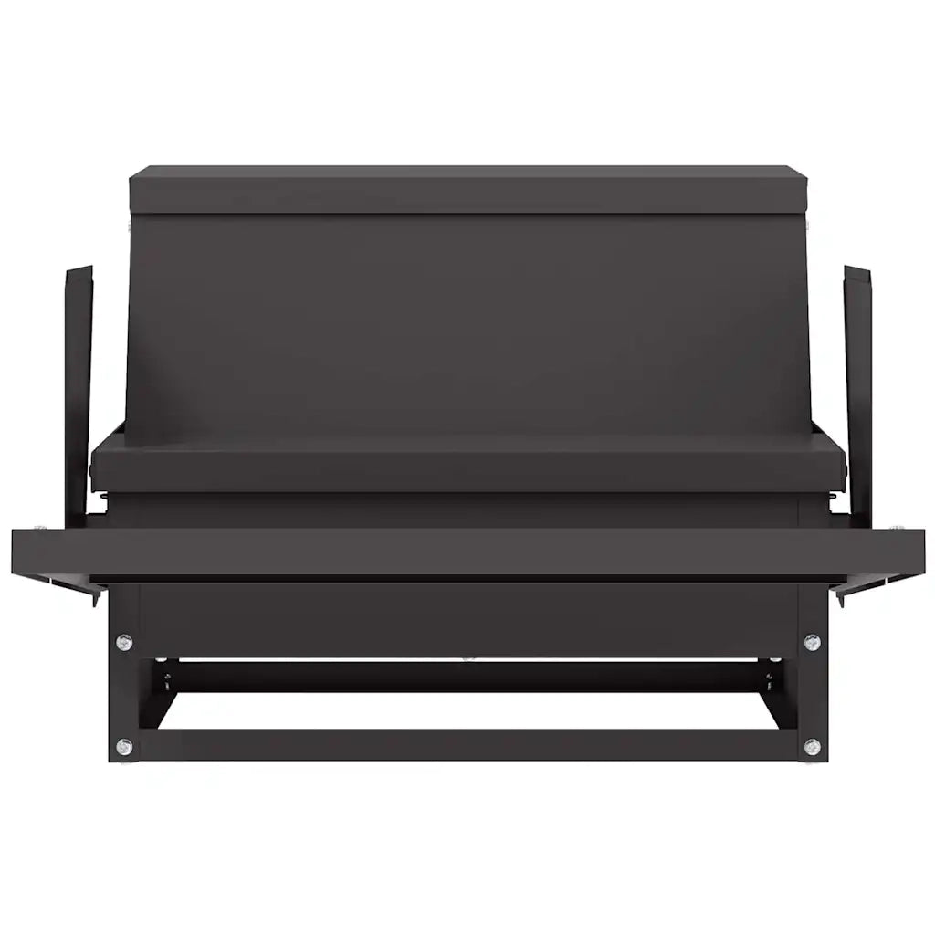 Mangiatore a Pedale per Pollo Nero 50 x 40 x 29 cm 874699