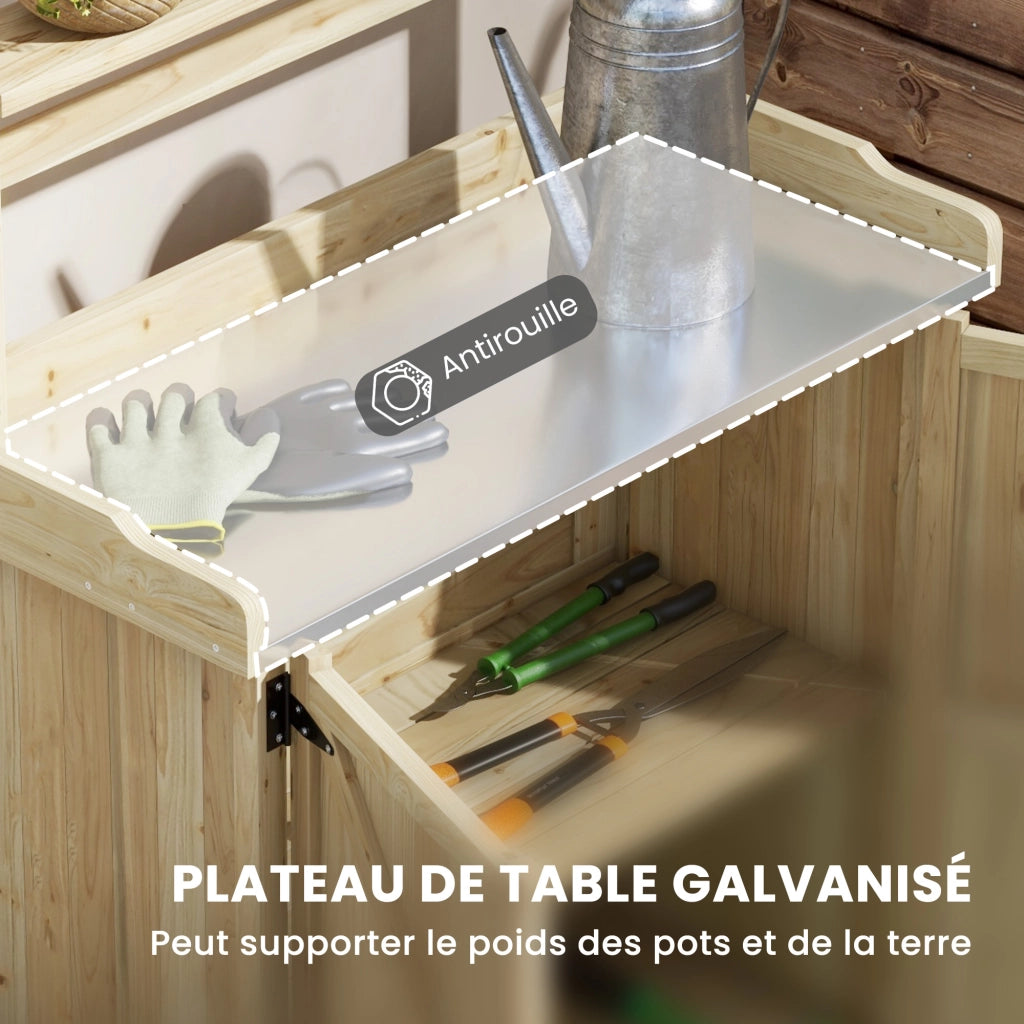 Tavolo da lavoro ¨C Minimal ¨C 90.5x41x124.5 cm legno naturale