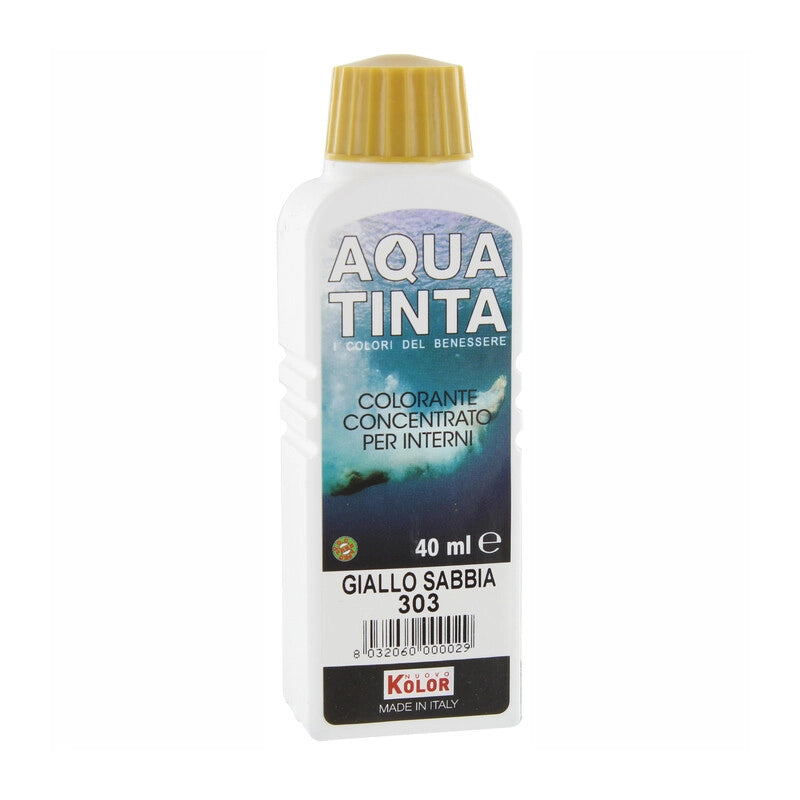 AQUATINTA PER INTERNI 40 ML GIALLO SABBIA 303- 10,0 pz
