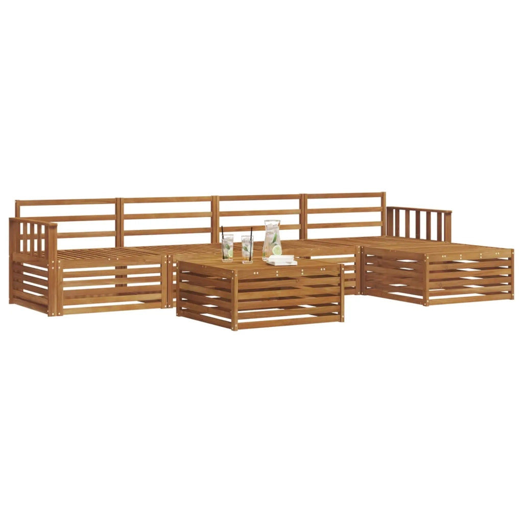 Set di divani da esterno 6 pcs Naturale 3373329
