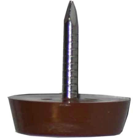 PIEDINO SOTTOSEDIA Ø 17 mm - Marrone - 250 pezzi