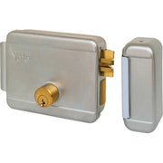 SERRATURA CANCELLO APPLICARE ELETTRICA 68080 YALE - ZINC C.TONDO FISSO M2+SCR+TETT E.MM 50 DX