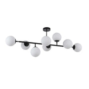 Lampada a sospensione Dorado Light Prestige 8xE14 nera