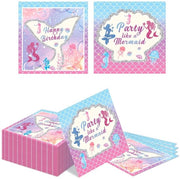 Serviette da tavola 40 pezzi - Tema nautico - Dimensioni 33x33 cm - Decorazione da tavola per compleanni e babymoon
