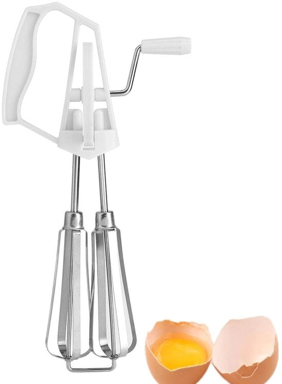 Garde per Mano, Mixer per Mano in Acciaio Inossidabile, Impastatrice e Frullatore per Mescolare, Battere, Montare e Mescolare