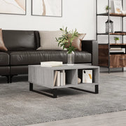 Tavolino da Salotto-Tavolino da soggiorno-Tavolo Grigio Sonoma 60x60x30 cm Legno Multistrato