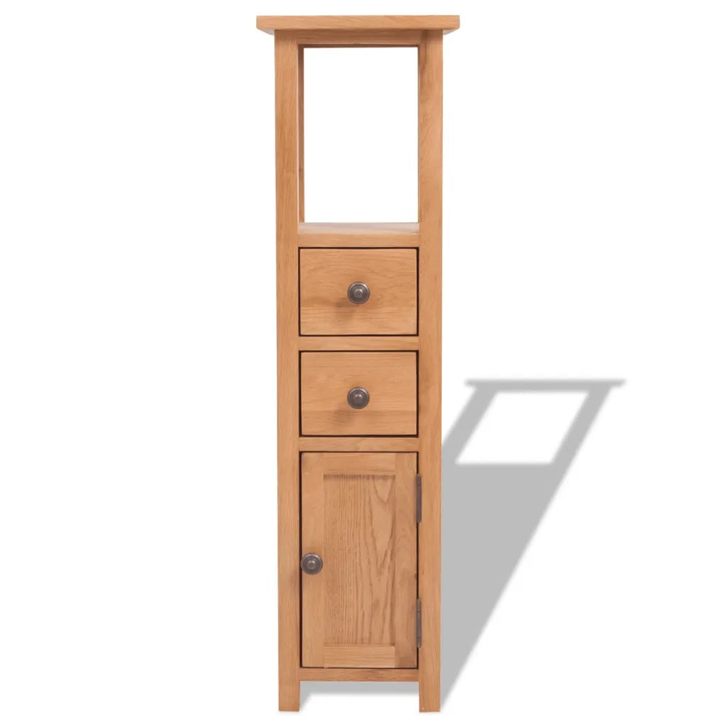 Armadietto per Angolo 26x26x94 cm in Massello di Rovere 243931