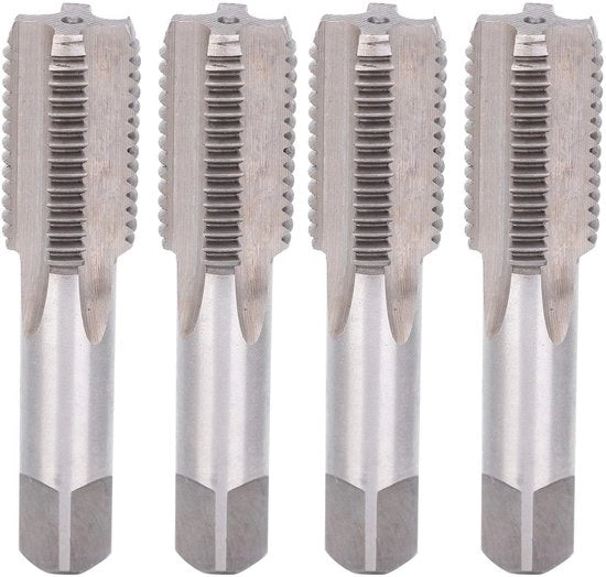 Manicotto a mano M22 - 4 pezzi - Flusso rettilineo - Sistema metrico - Acciaio trattato per utensili - Duraturo e resistente all'usura - Manometro a mano