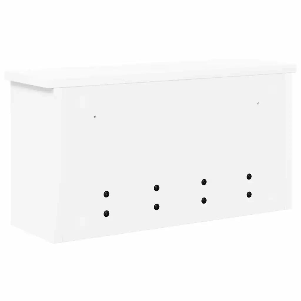 Appendiabiti a muro Bianco 50 x 16 x 26 cm Legno multistrato 874307
