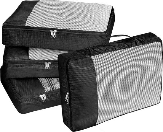 Set di organizzatori per valigia - Set di organizzatori per valigia e borsa - Utile per viaggi - Mai più sovraccaricare - Ordinamento - Viaggiare con facilità