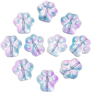 Pietre per gioielli 100 pezzi - impronta di insetto - lampo per vetro - 13,5x13,5mm - creare gioielli - materiale duraturo