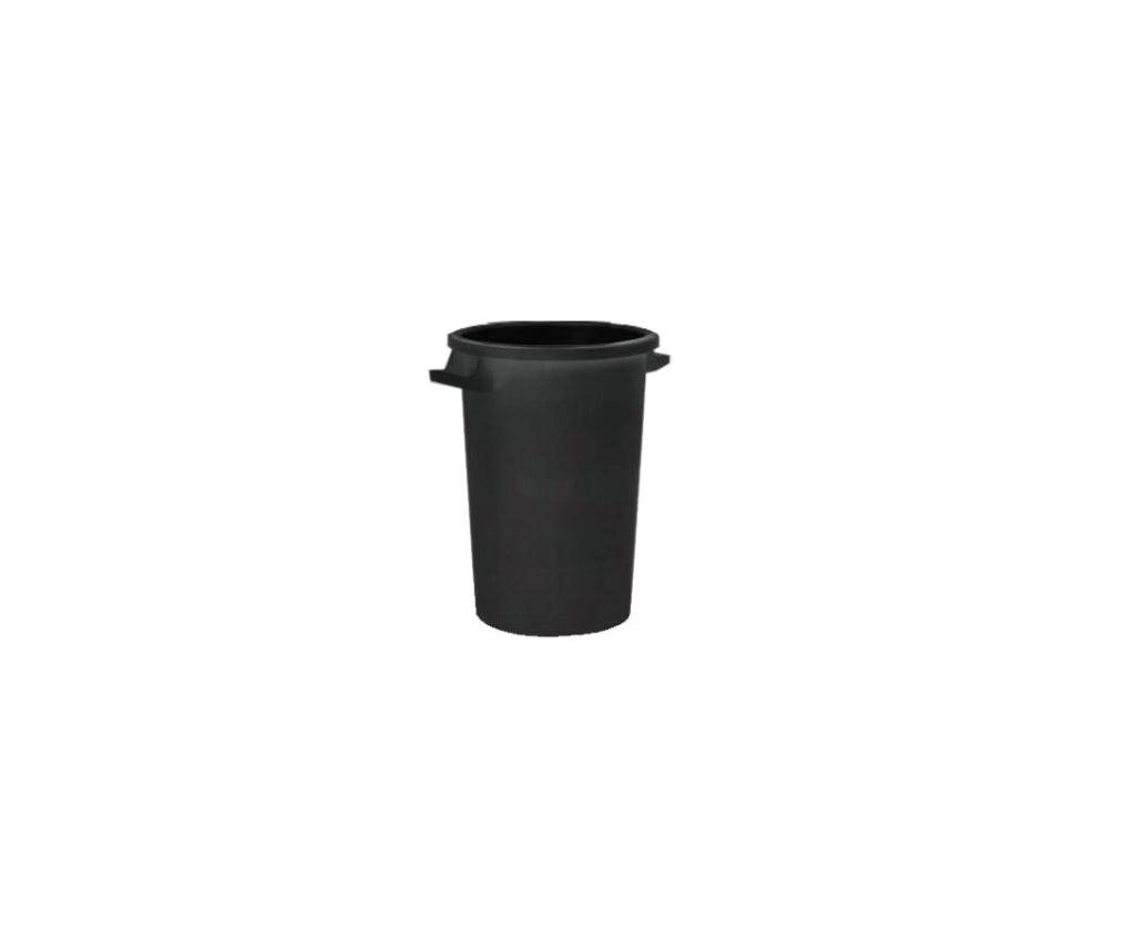 BIDONE PER RIFIUTI NERO 100 lt - Ø 47x66 h