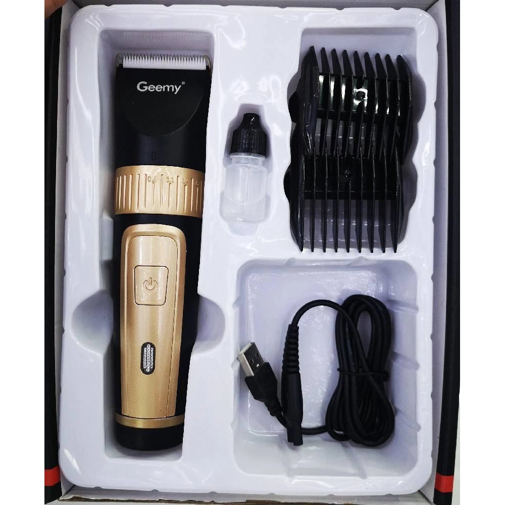 Trade Shop - Taglia Capelli Elettrico Senza Fili Tagliabarba A Batteria Ricaricabile Gm-6208 -