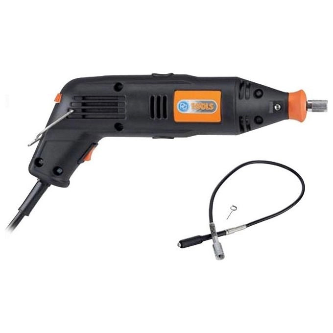 Poggi PG138W Kit Mini Trapano Multifunzione 135 W 350 Accessori Albero Flessibile 110 cm 8000-33000 rpm