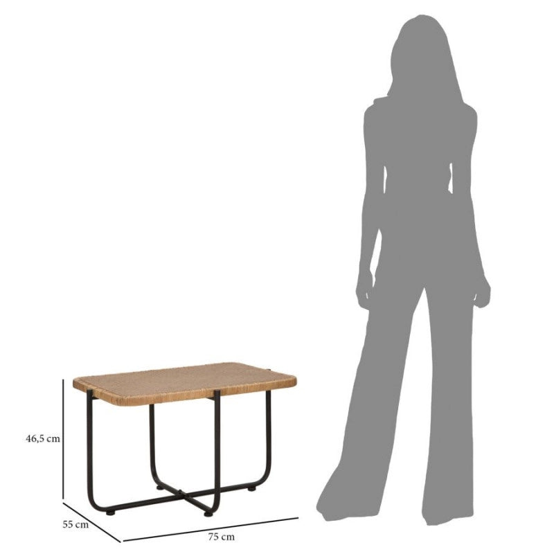 Tavolo Da Caffe' Cebu cm 75x55x46,5