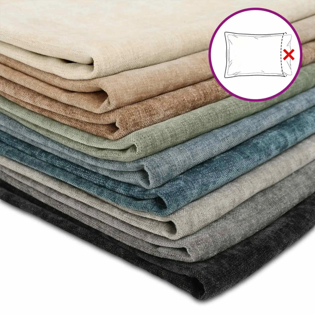 Federa 2 pz HEERLEN Marrone 40 x 40 cm Tessuto Chenille 908515