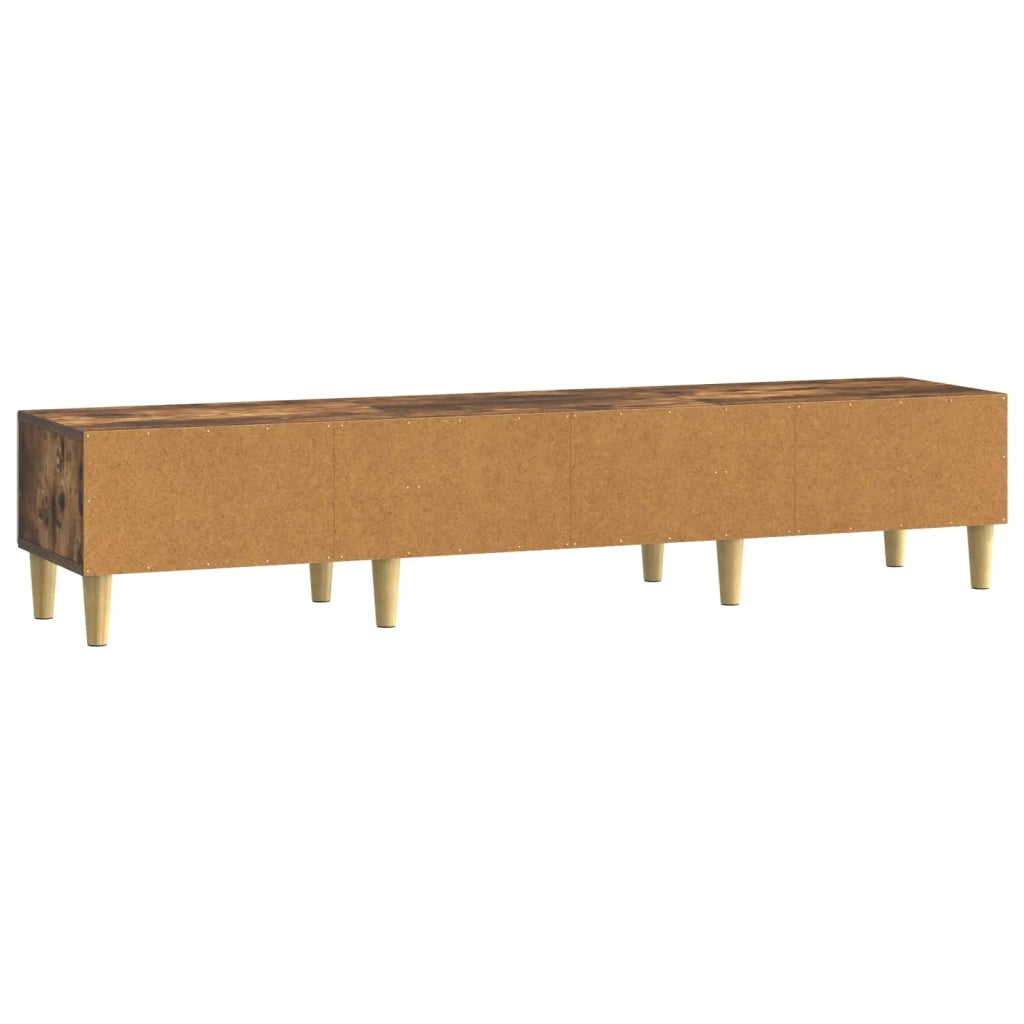 Mobile TV | Armadietto TV | Mobile Porta TV 147 x 34,5 x 30 cm Rovere Fumo Legno ingegnerizzato