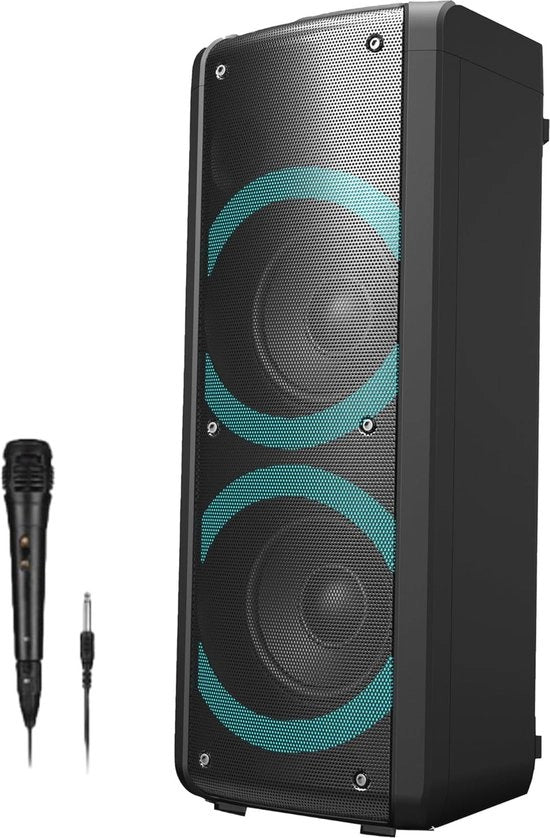 Altoparlante Bluetooth con Luci Disco e Microfono