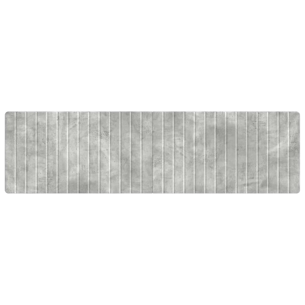 Testiera da Muro ZWOLLE Grigio Cemento Legno ingegnerizzato 896498