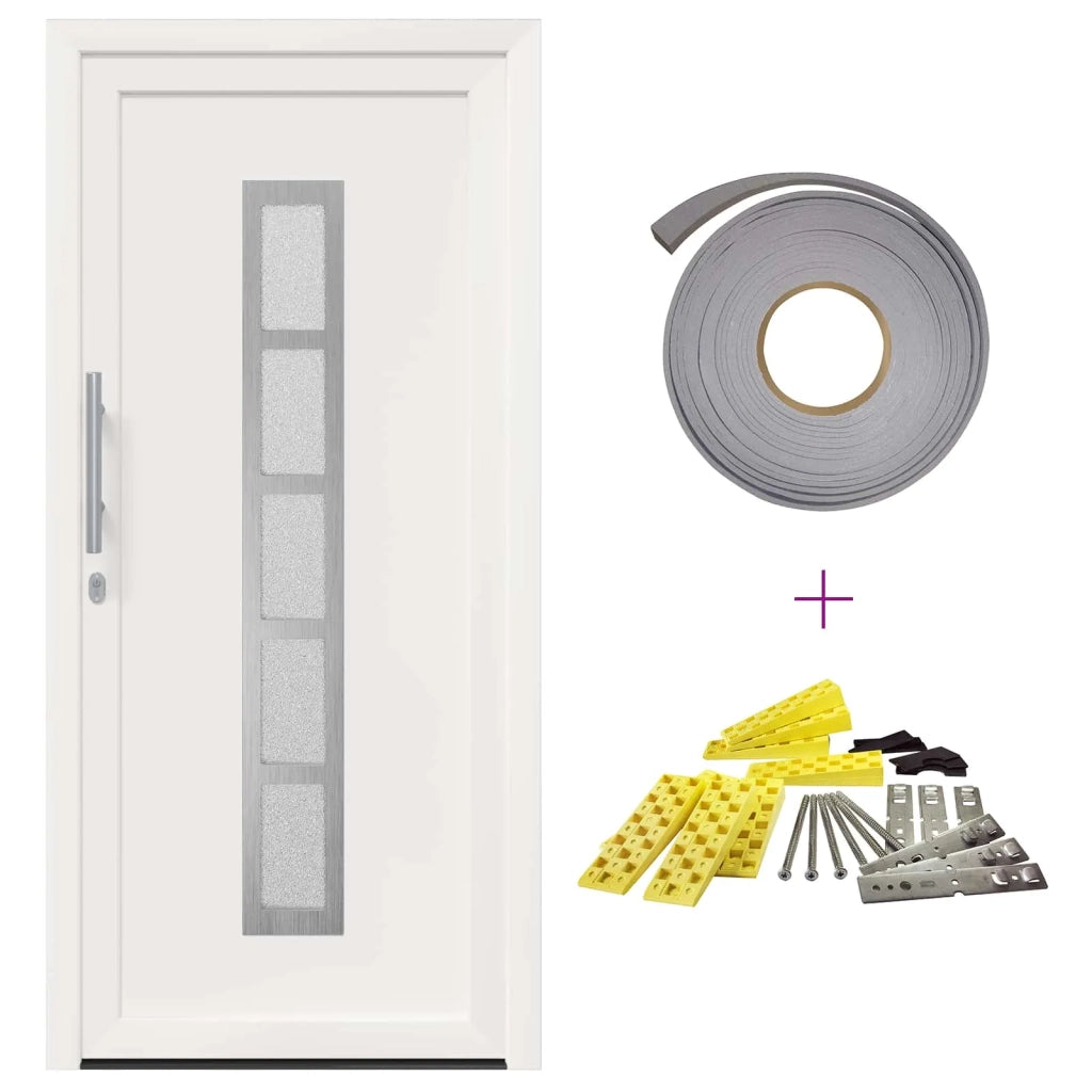 Porta Frontale Bianco 88 x 200 cm PVC 3445671