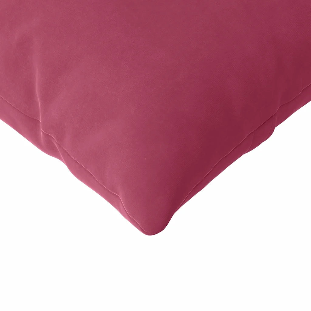 Cuscini da Divano 2 pcs Rosso Vino 145 x 40 cm Tessuto in Cords 42013847