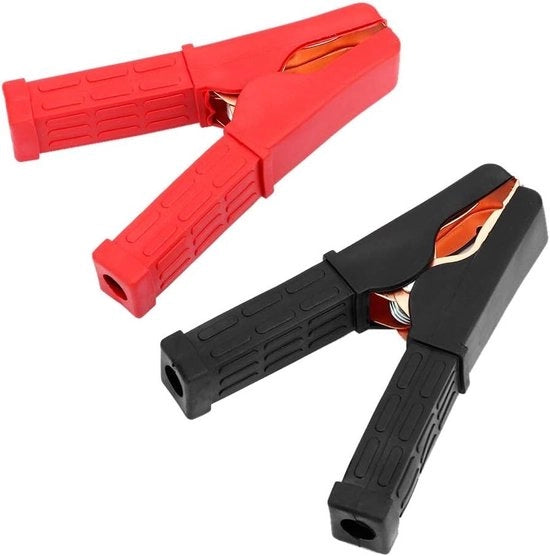 Cavo di Emergenza con Grande Viti e Due Accendini di Emergenza in Nero e Rosso, Cavi di Emergenza, Viti e Viti Heavy Duty Booster Jump Start.