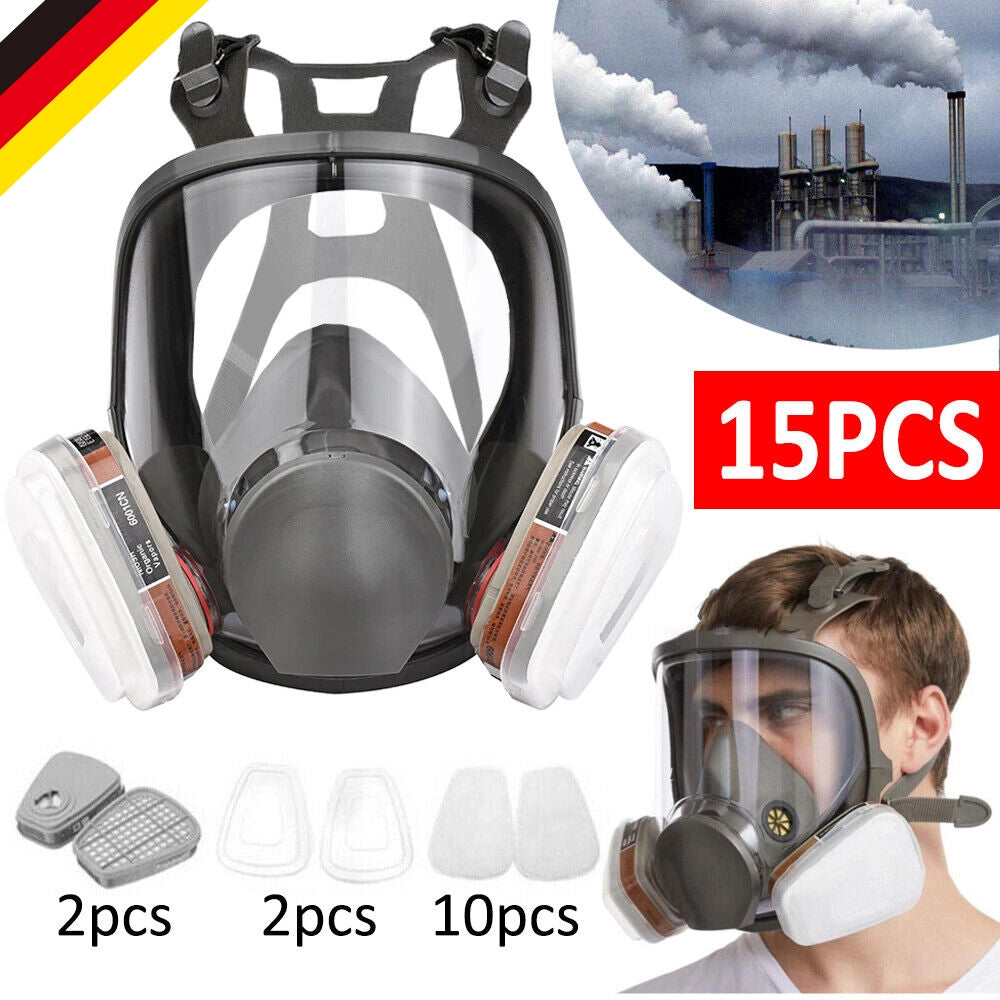 Maschera antigas completa 15-in-1 ¨C zephmum ¨C Protezione da vapori chimici e schizzi di vernice