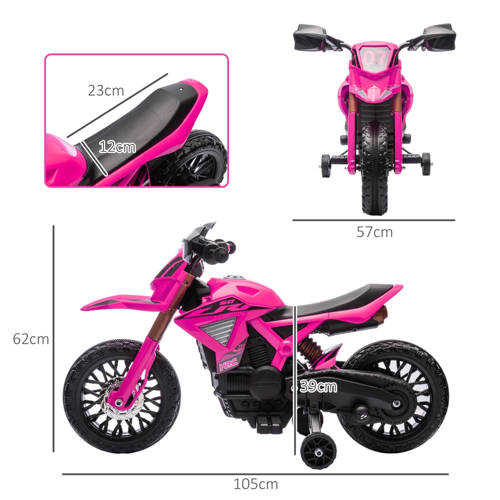 Moto Elettrica Bambini 12V ¨C zephmum ¨C Rosa