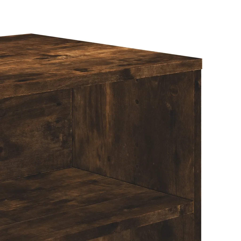Mobile TV-Credenza per TV-Console TV Rovere Fumo 120x40x40 cm in Legno Multistrato