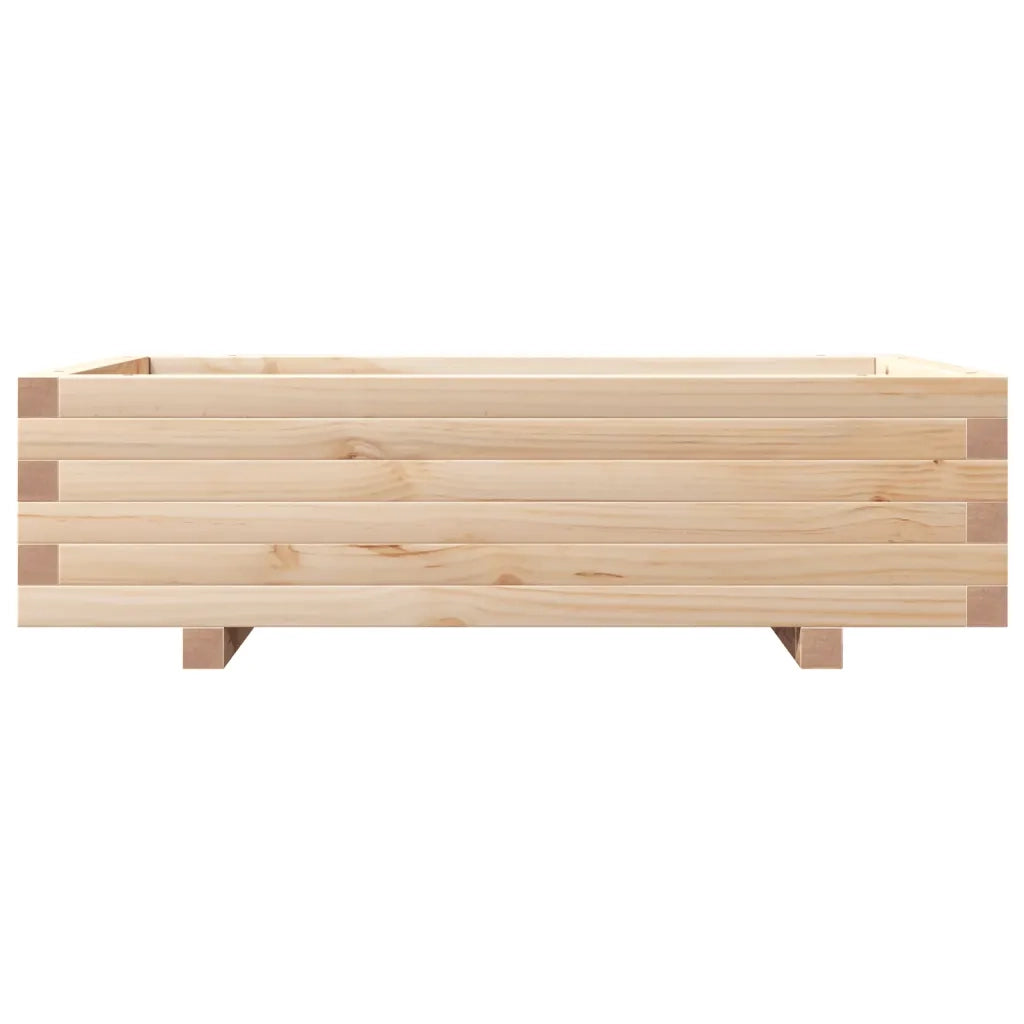 Fioriera da Giardino 90x60x26,5 cm in Legno Massello di Pino 847343