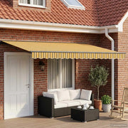 Cornice per Tenda Manuale con LED 4,5 × 3,5 m 3420906