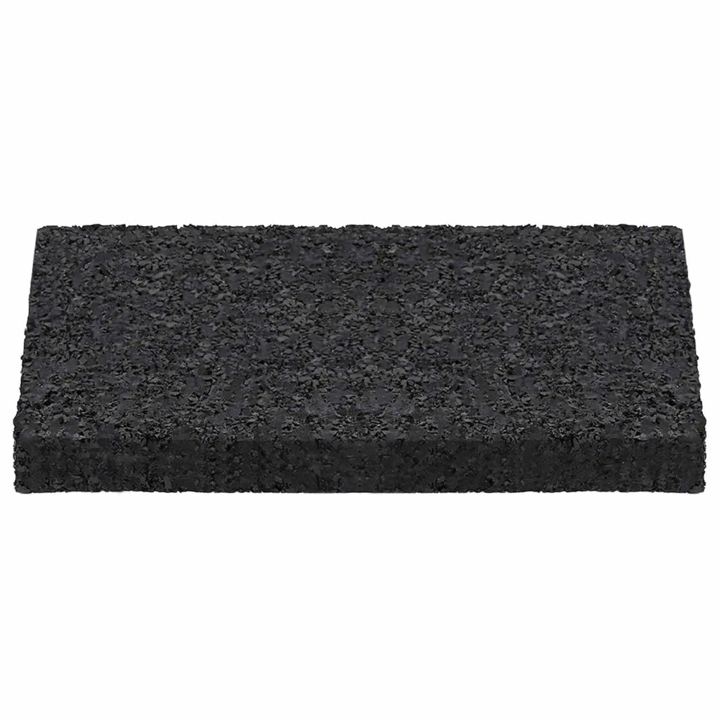 Pad per patio in granuli di gomma Nero 6 x 9 x 0,8 cm Gomma CFW5800995