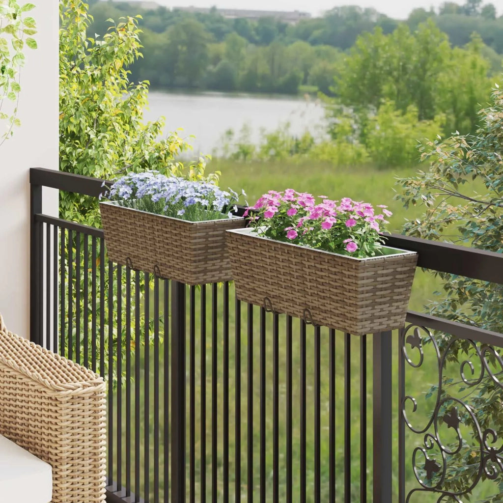 Ringhiera 2 pz 50 x 17 x 17 cm Metallo CFW5994416