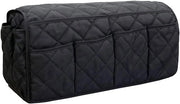 Organizzatore di superficie per braccio con tasca anti-slip - ideale per tablet, telefono, libro e altro - nero