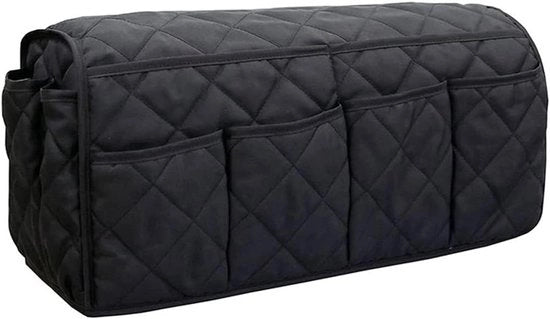 Organizzatore di superficie per braccio con tasca anti-slip - ideale per tablet, telefono, libro e altro - nero