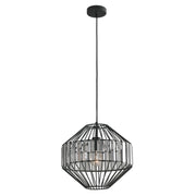 LAMPADARIO OPIUM E27 D.33,5XH130CM METALLO/VETRO.