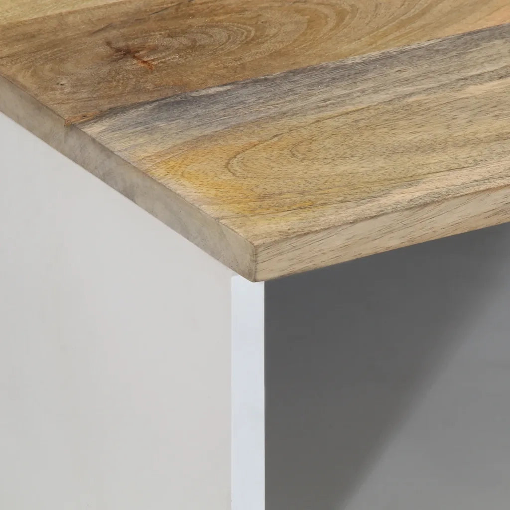 Mobile TV | Armadietto TV | Mobile Porta TV 100x33,5x46 cm in Legno Massello di Mango