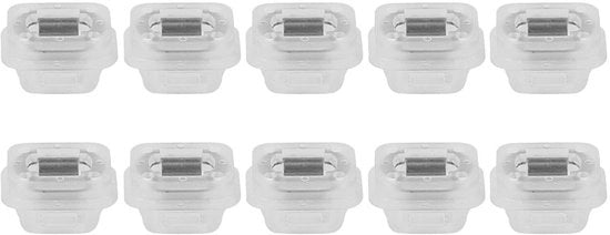 Kit di sostituzione per tapparelle in plastica trasparente - 10 pezzi - Adatti per E46/E90/E91/E92/E93 - Alta resistenza - Copertura portiera