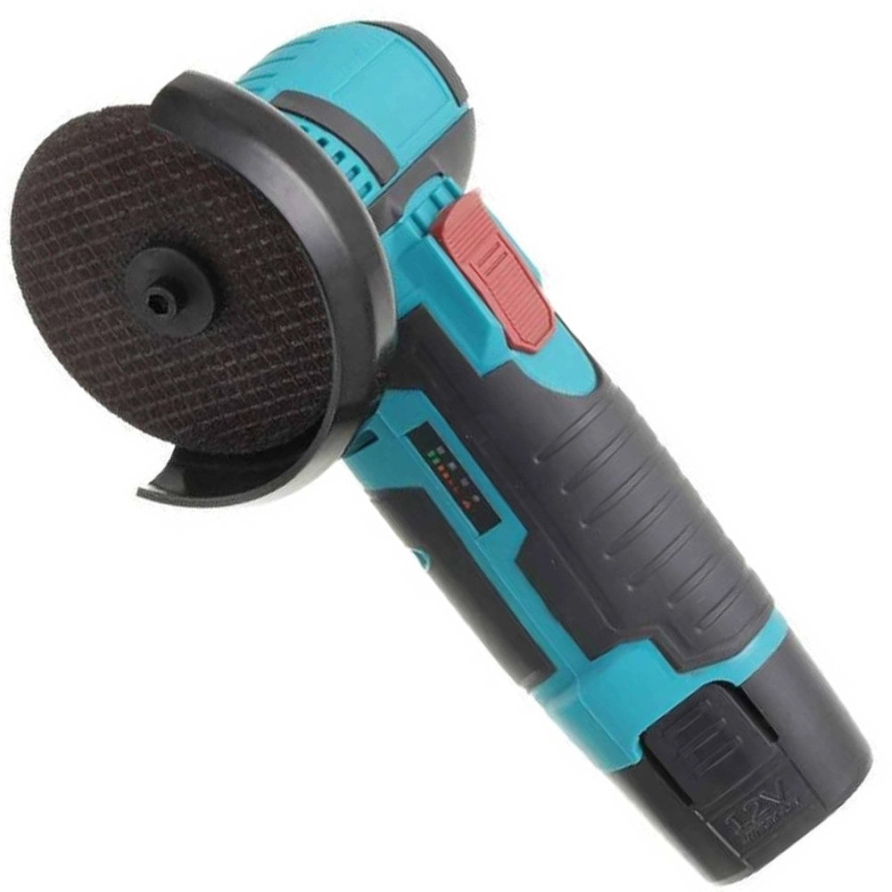 Trade Shop - Mini Flex Smerigliatrice A Batteria Litio 12v 1.5ah Disco 76mm Portatile Pratico -